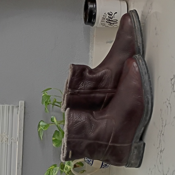 Mephisto Dark Brown Leather Boots main image 6